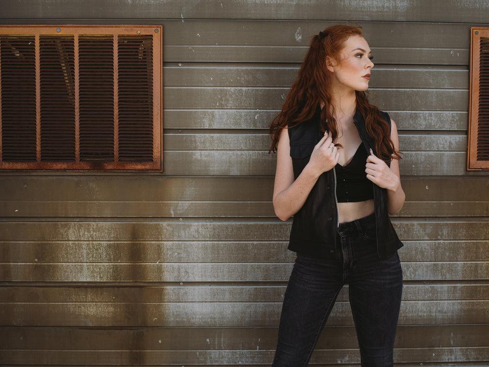 Women's Moto Vests - Wind Angels