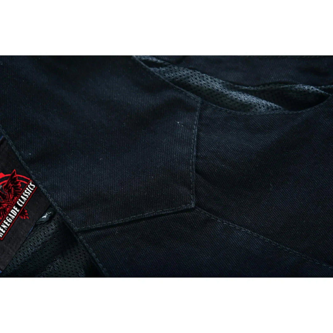 Breezy women's denim vest