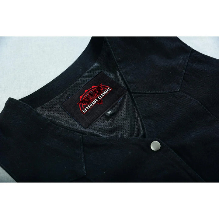 Breezy women's denim vest