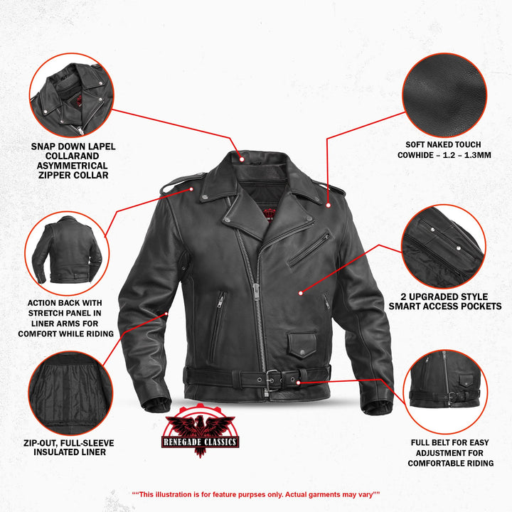 Marshal Men's Police-Style Jacket - Black