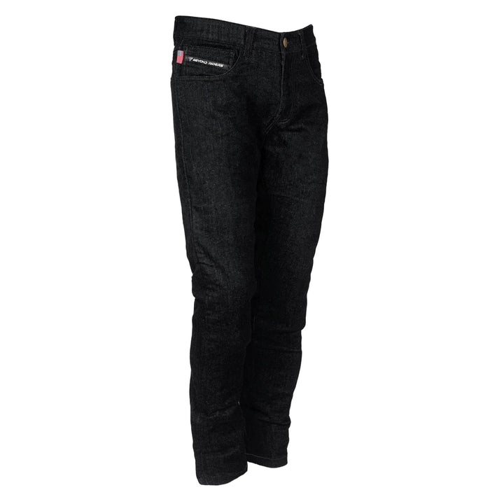 Loose Fit Protective Jeans - Black with Pads
