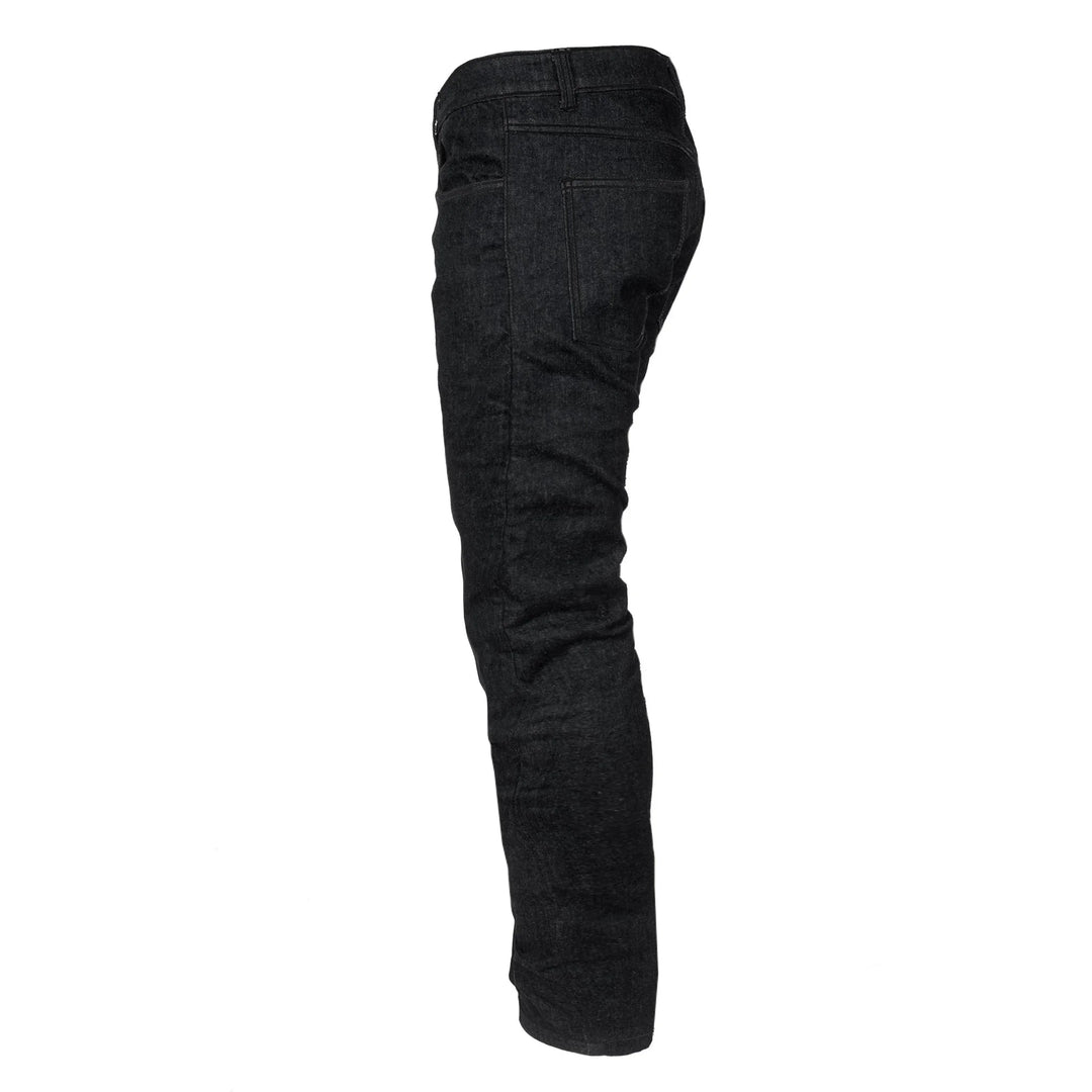 Loose Fit Protective Jeans - Black with Pads