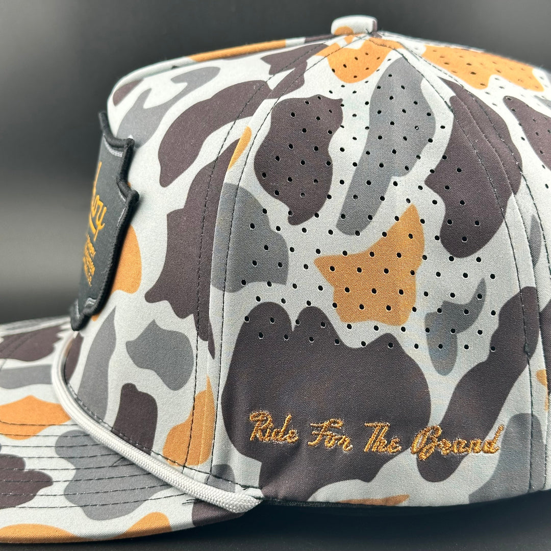 Concrete Camo Patch “Cowboy Hat” - Performance Rope Hat