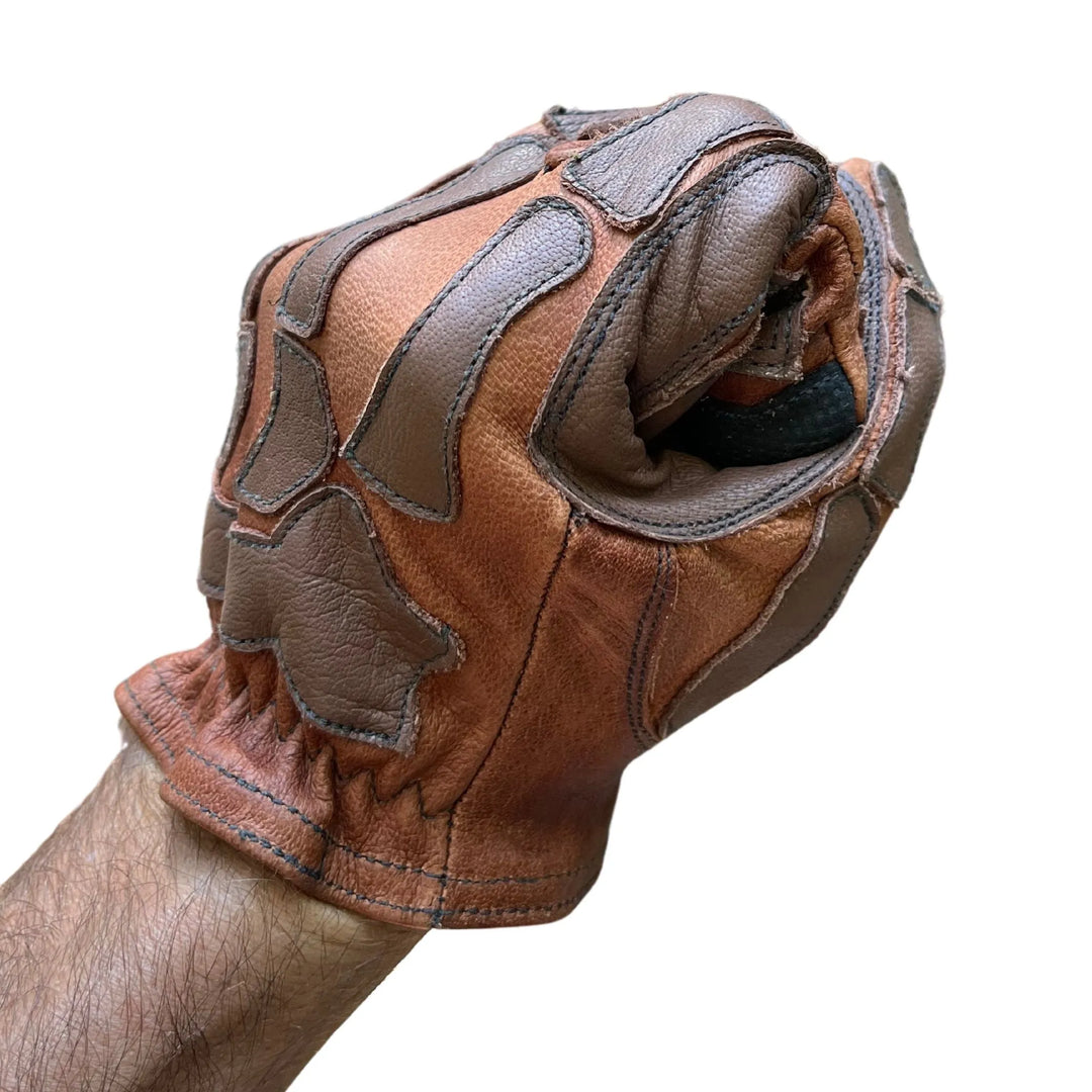 D7 Special - Buffalo Leather Skeleton Glove