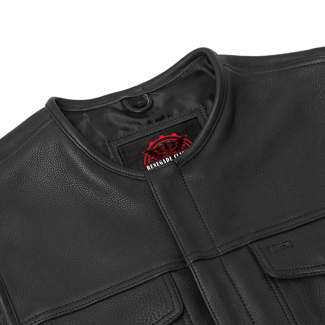 Maverick - Men's Motorcycle Leather Vest