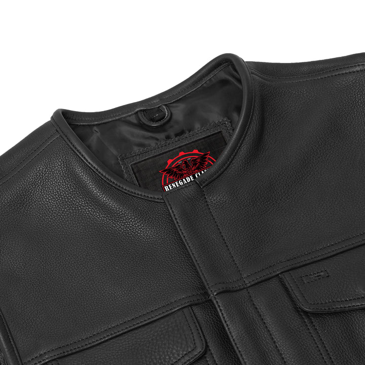 Maverick - Men's Motorcycle Leather Vest