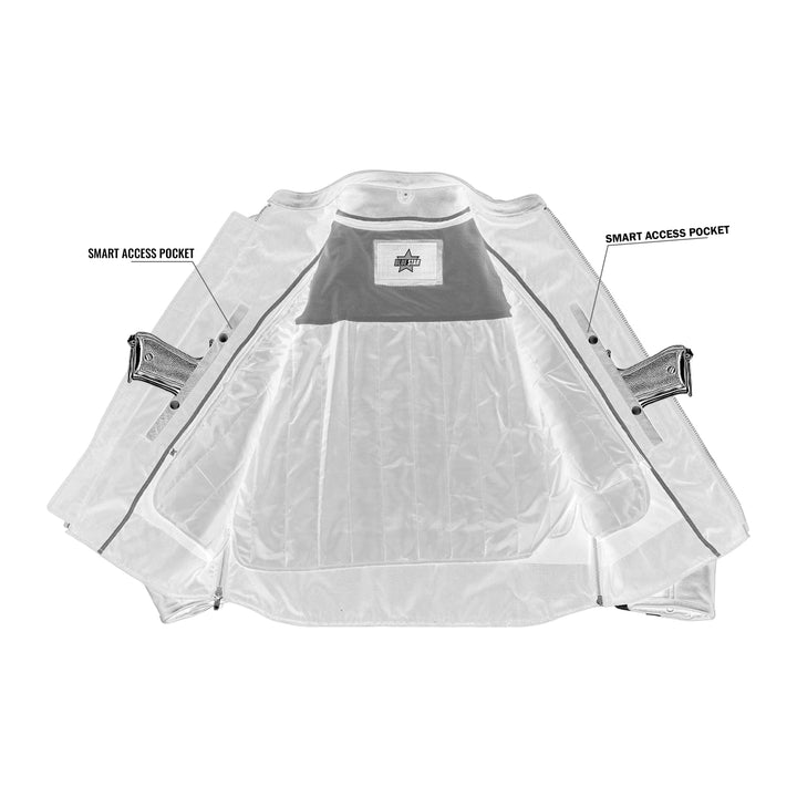 Full Hand Leather Motorcycle Jacket