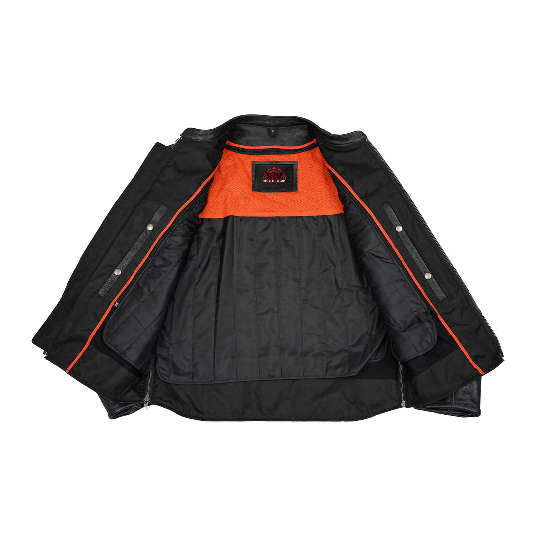Full Hand Leather Motorcycle Jacket