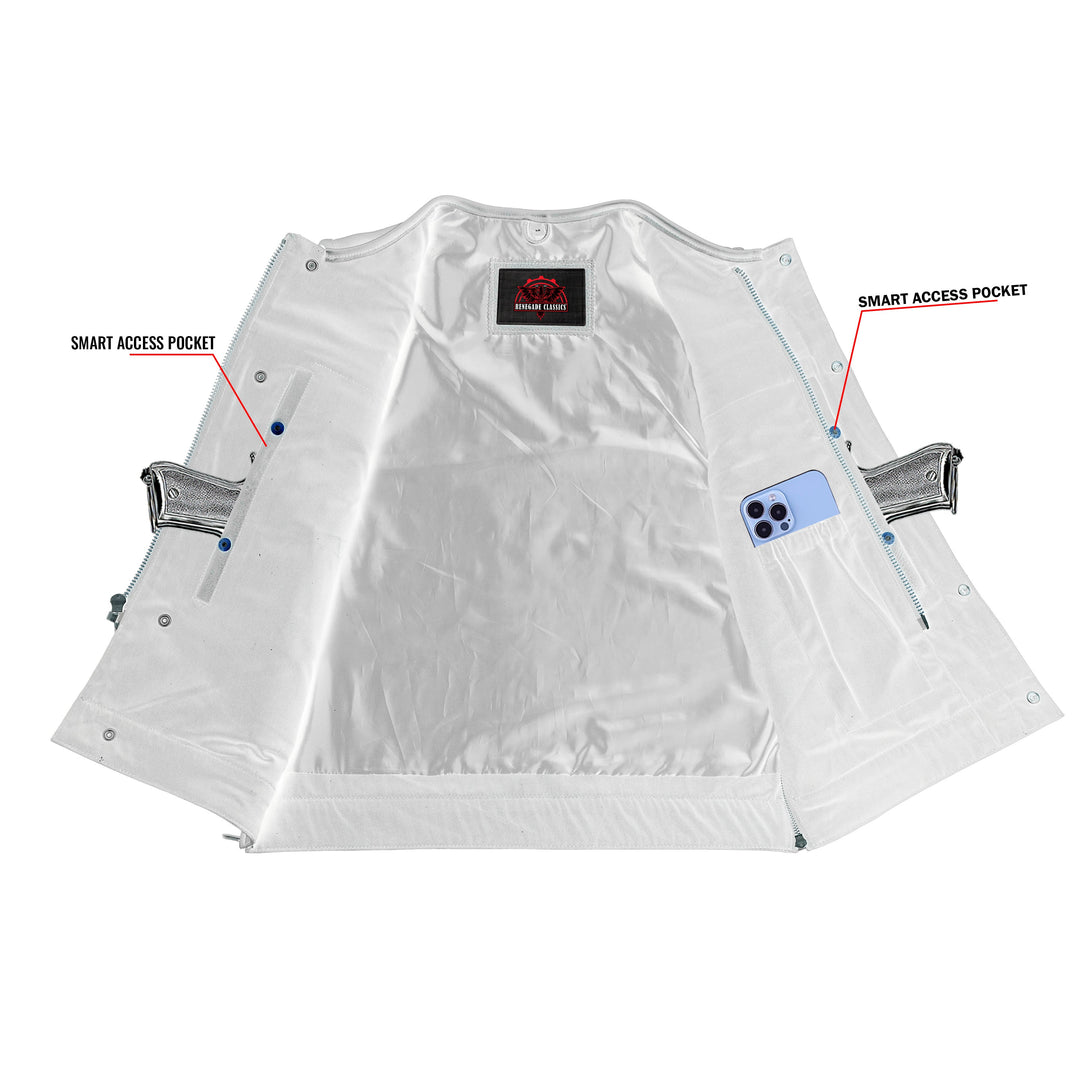 Maverick - Men's Motorcycle Leather Vest