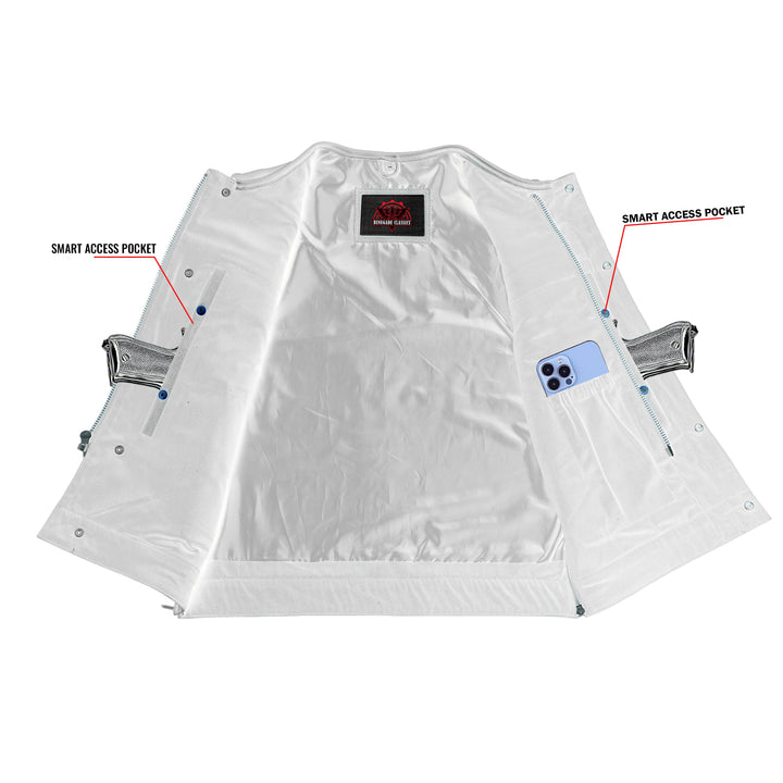 Maverick - Men's Motorcycle Leather Vest