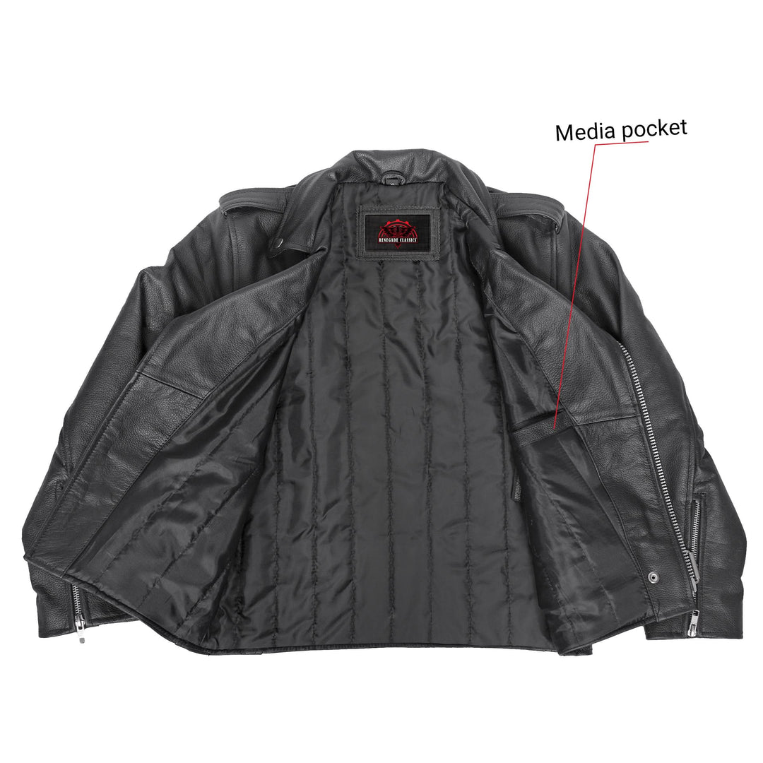 Karlos Kids Leather Jacket