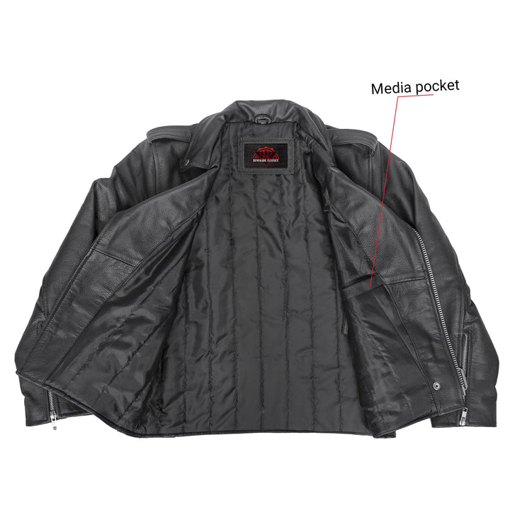 Karlos Kids Leather Jacket