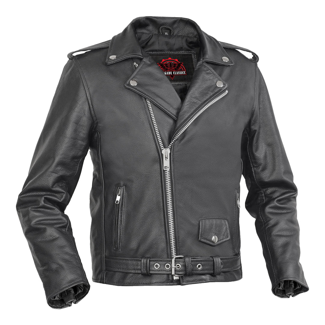 Karlos Kids Leather Jacket