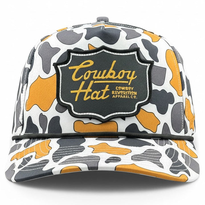 NOLA White “Cowboy Hat” - Performance Patch Rope Hat