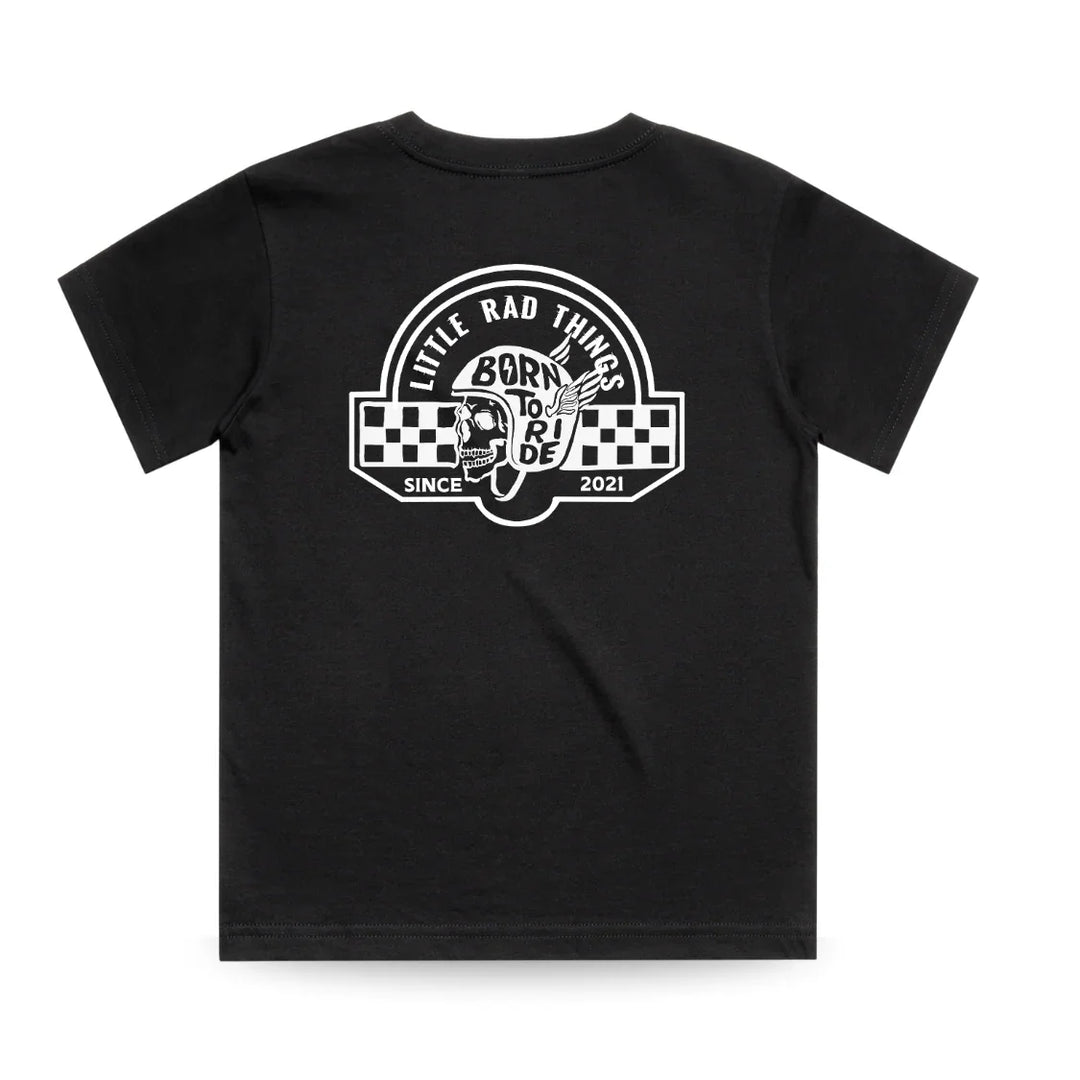 TIL DEATH DO WE RIDE TEE - VINTAGE BLACK