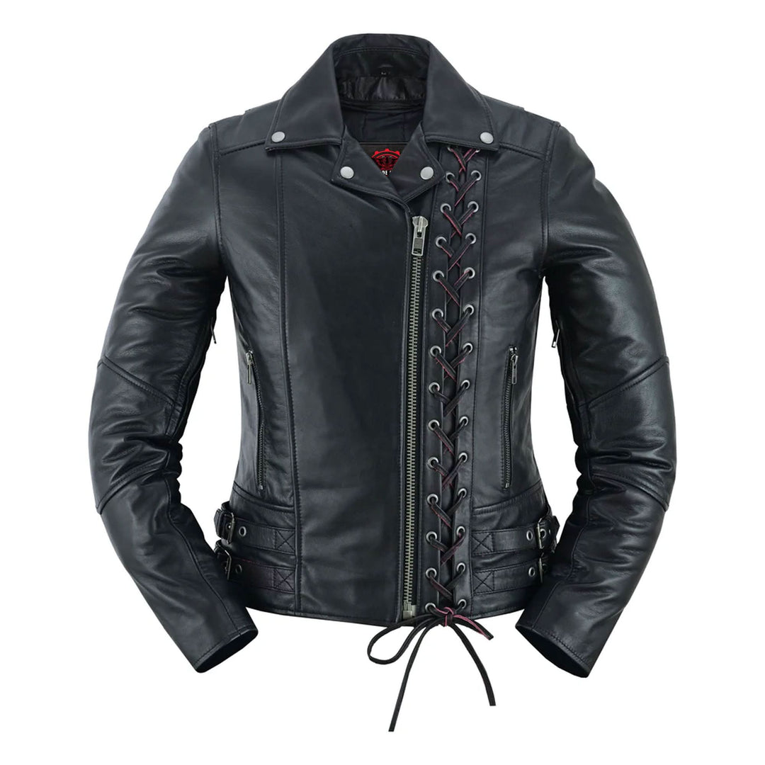 Black Pearl Women's Fashion Leather Jacket
