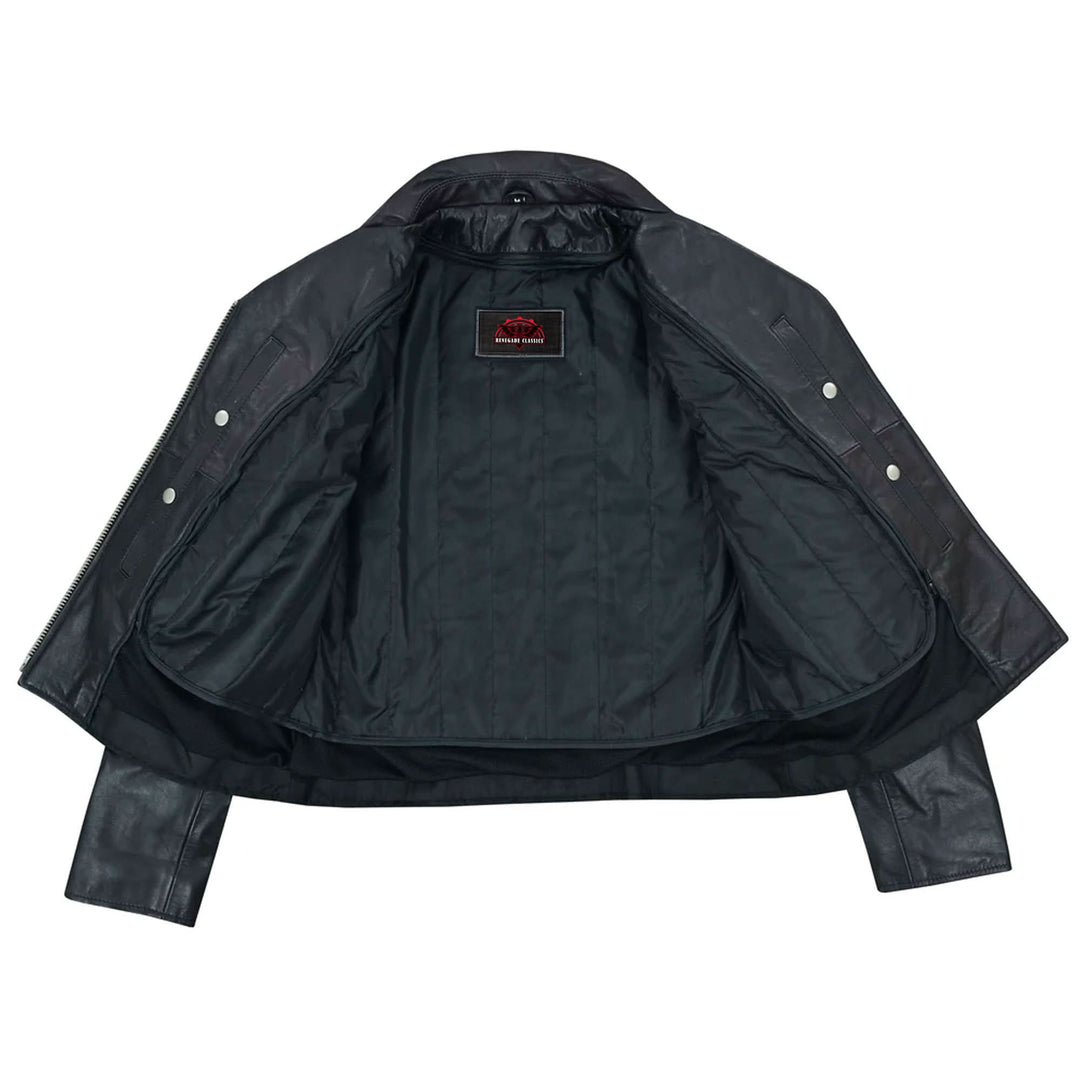 Black Pearl Women's Fashion Leather Jacket