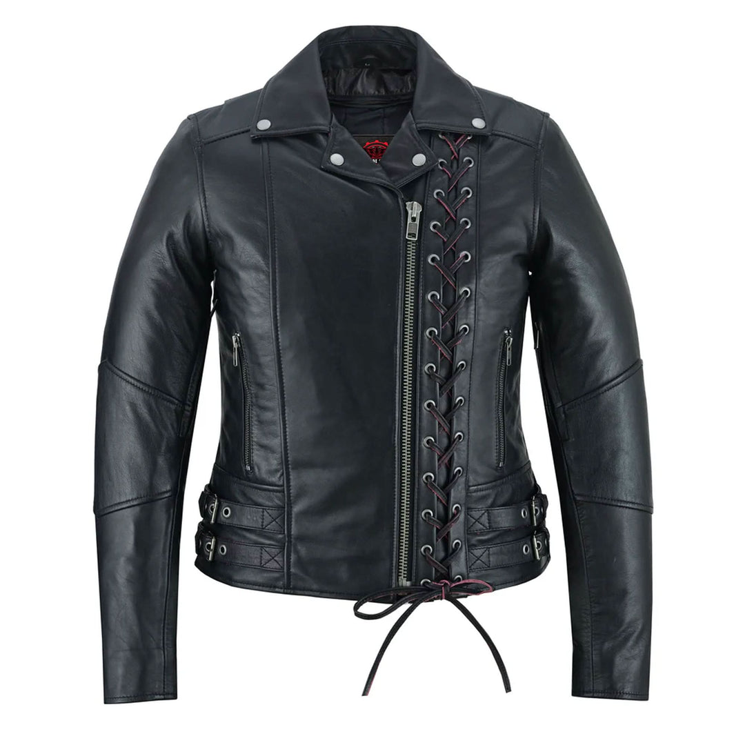 Black Pearl Women's Fashion Leather Jacket