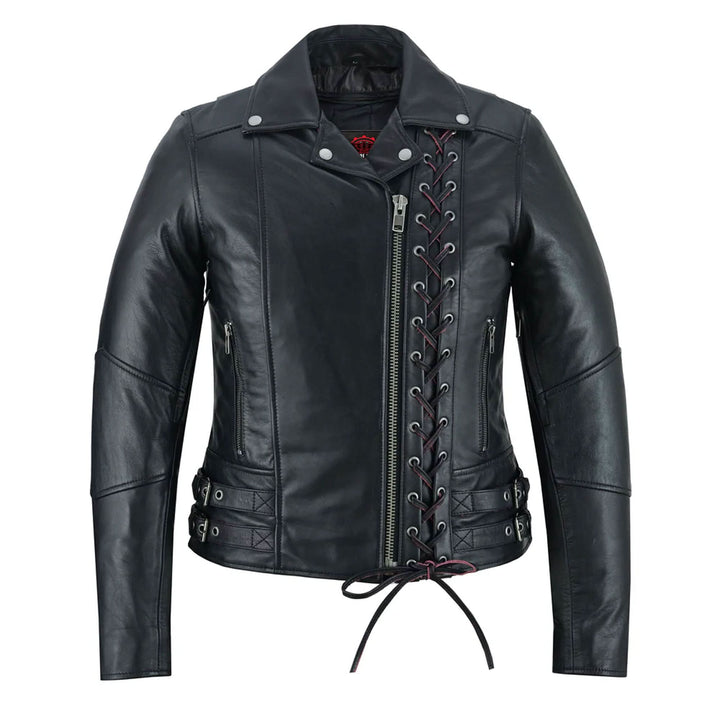Black Pearl Women's Fashion Leather Jacket