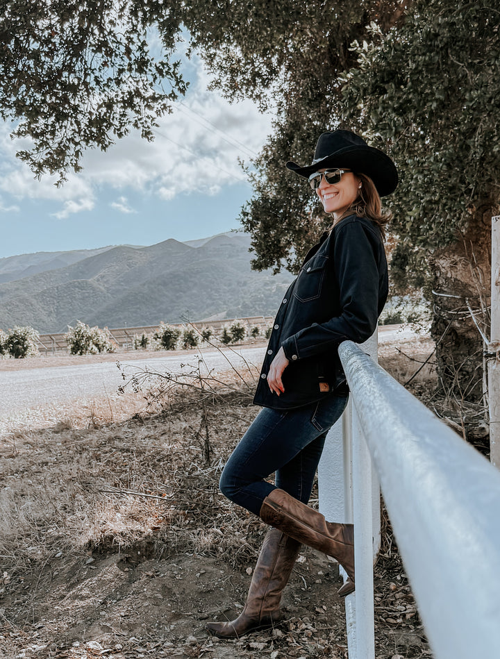 Lady Luck Armored Flannel - BLACK