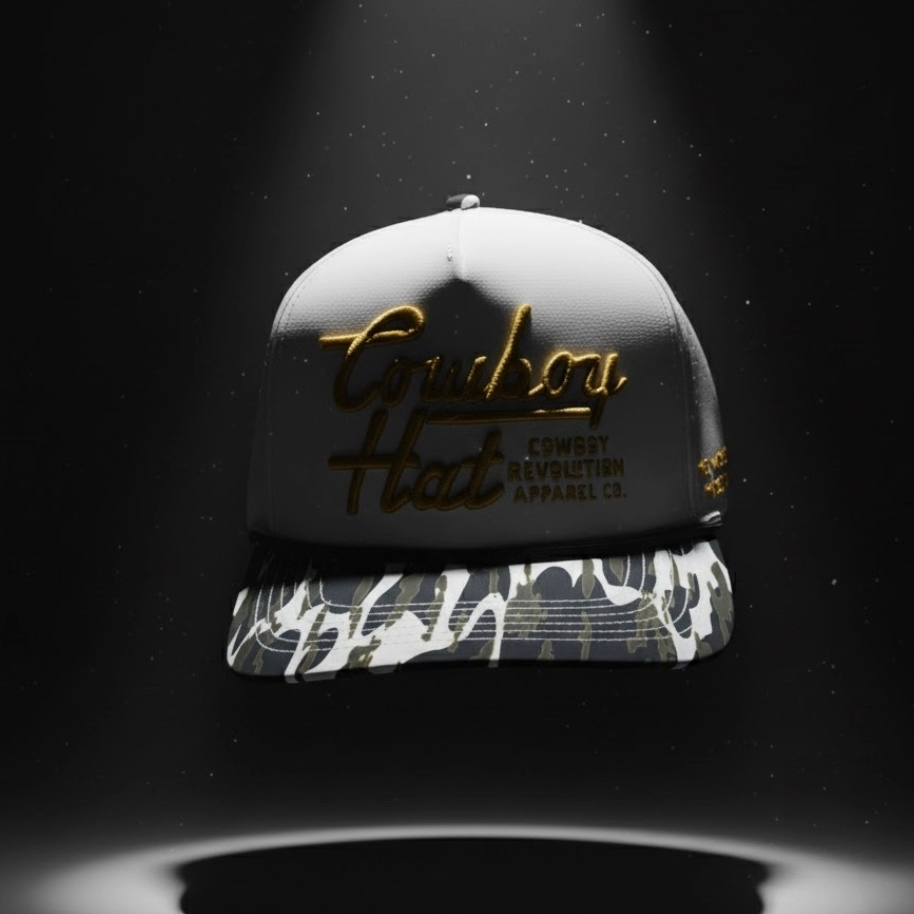 Atakapa Flatline - NOLA White “Cowboy Hat”