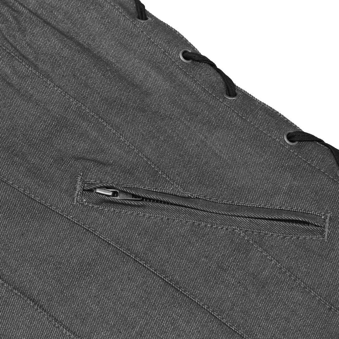 Storm Gray women's denim vest