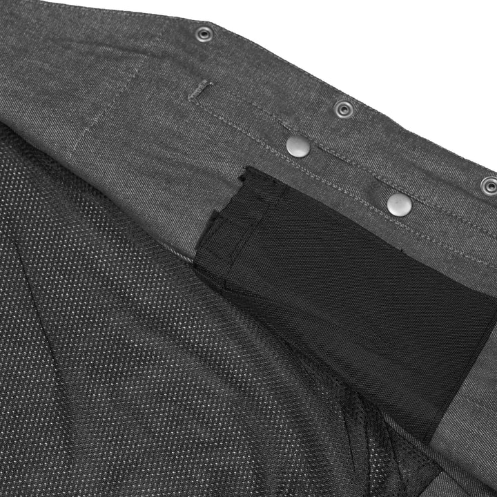 Storm Gray women's denim vest