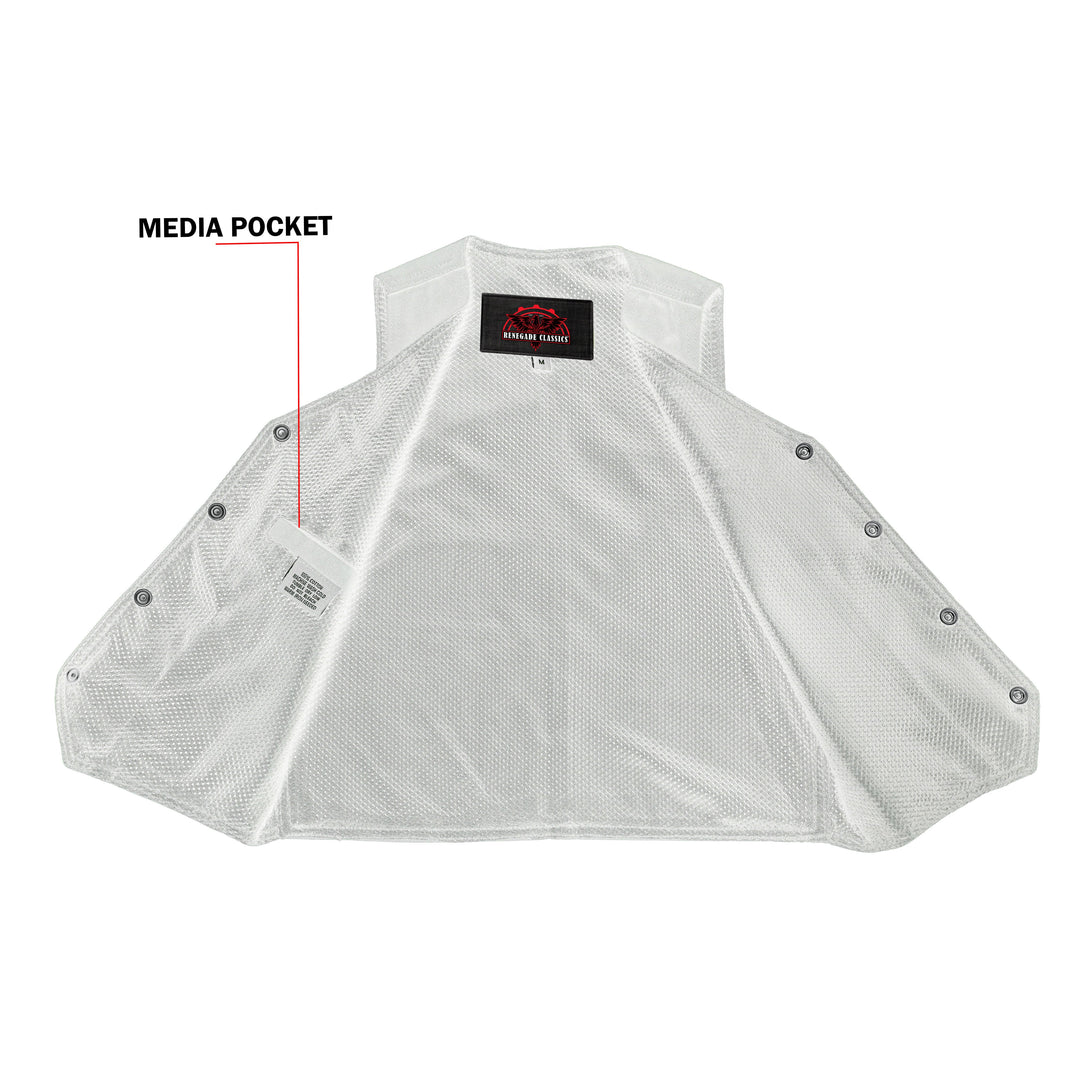 Blackened Black Womens denim vest