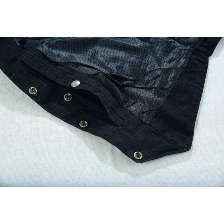 Breezy women's denim vest