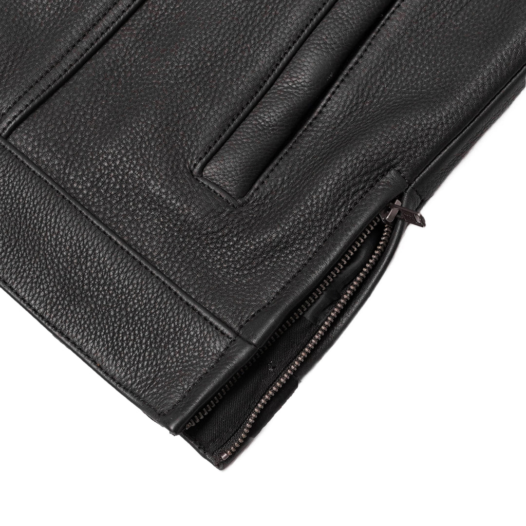 Maverick - Men's Motorcycle Leather Vest