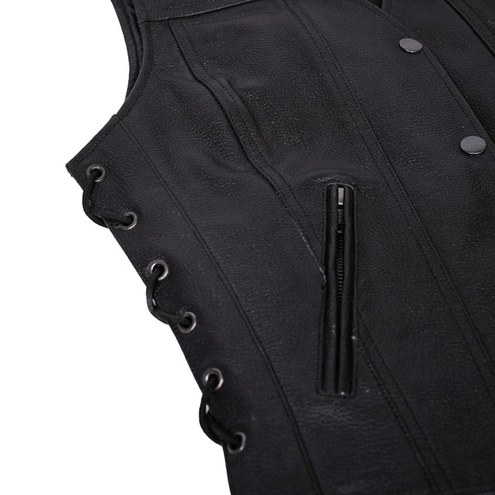 Aura Blaze Women's leather vest