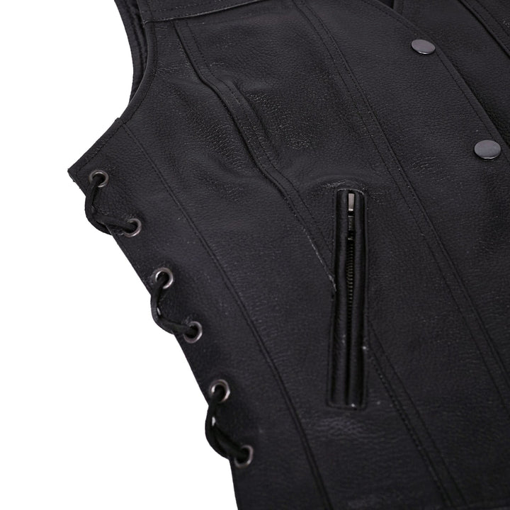 Aura Blaze Women's leather vest