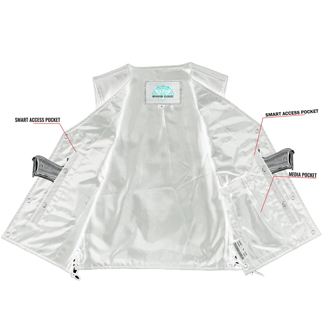 Aura Blaze Women's leather vest