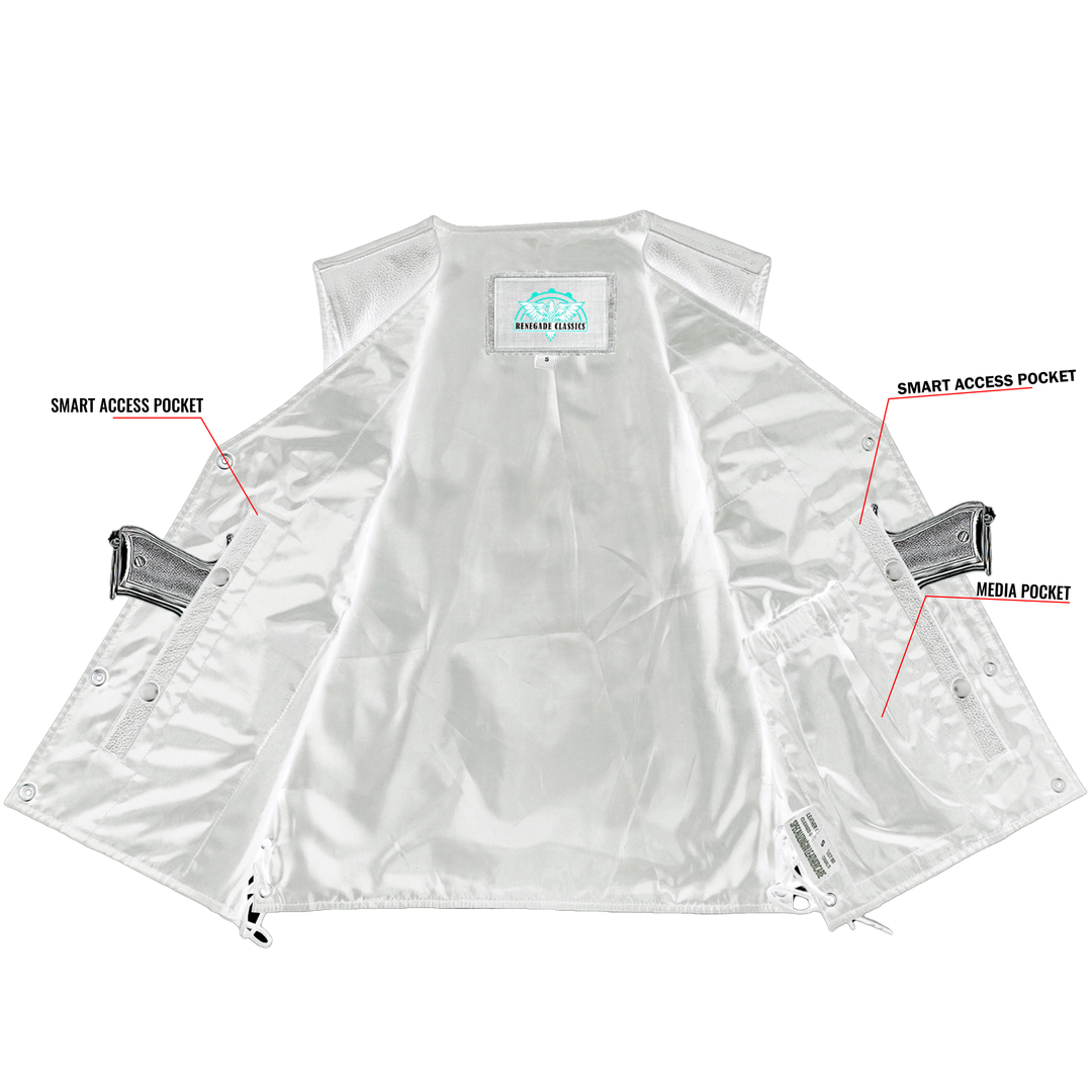 Aura Blaze Women's leather vest