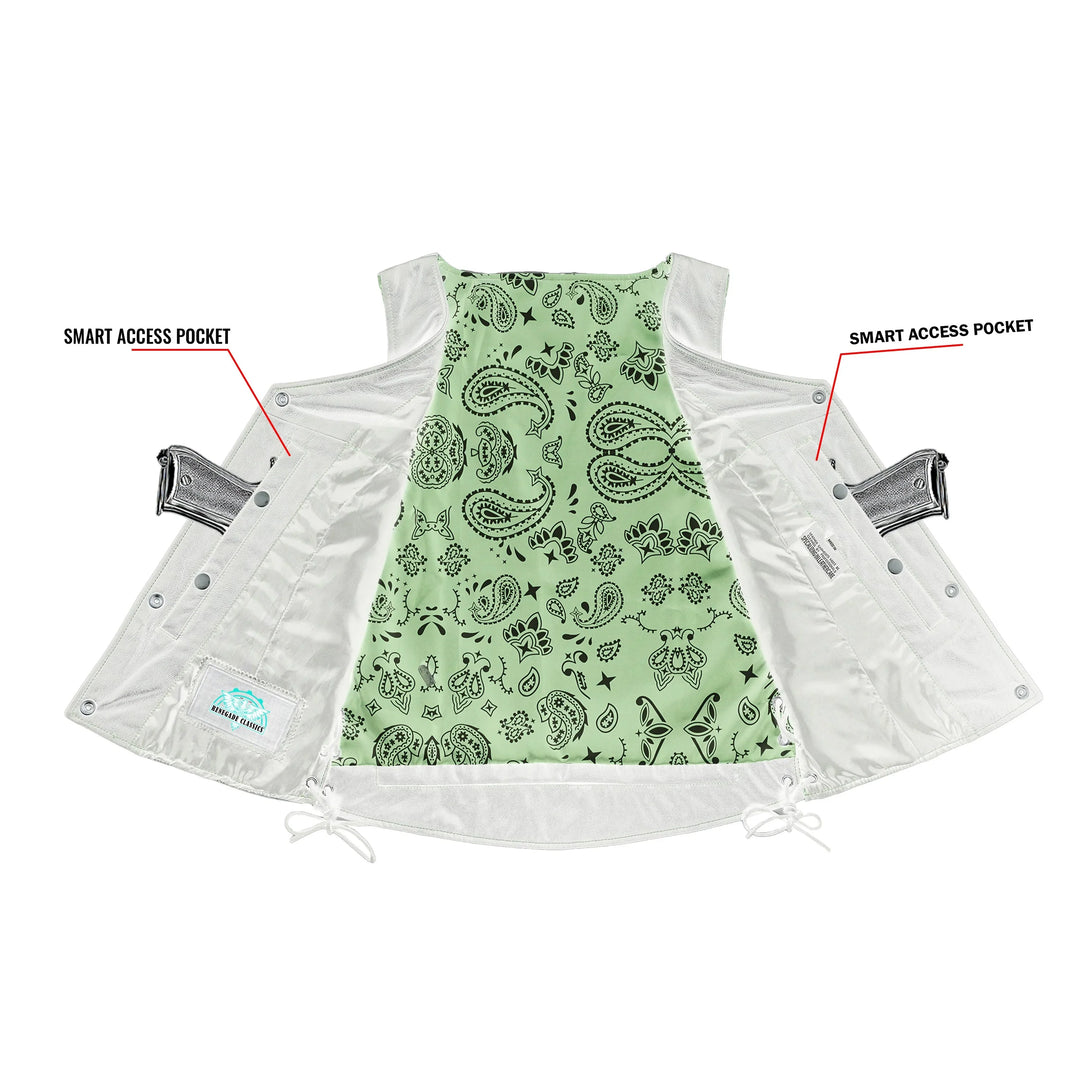 Miss Miles - Purple Paisley Vest