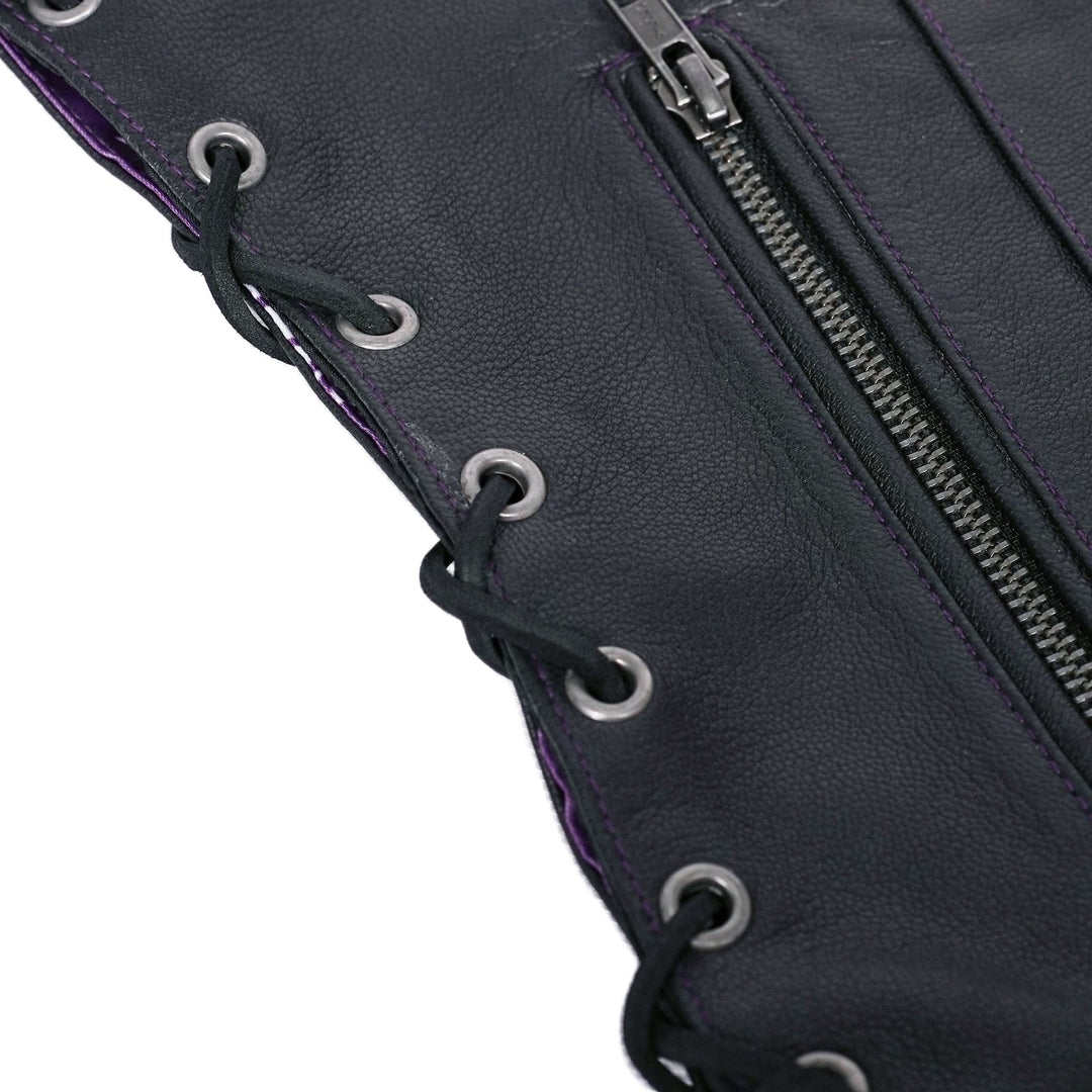 Miss Miles - Purple Paisley Vest