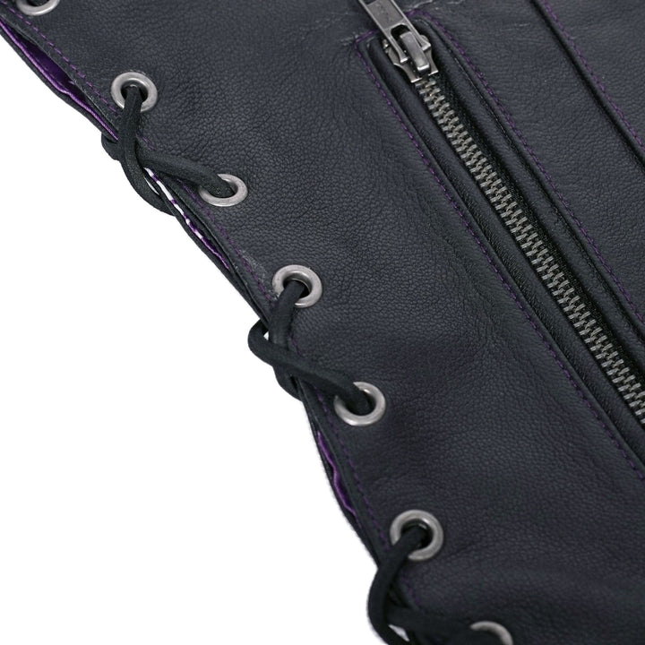 Miss Miles - Purple Paisley Vest