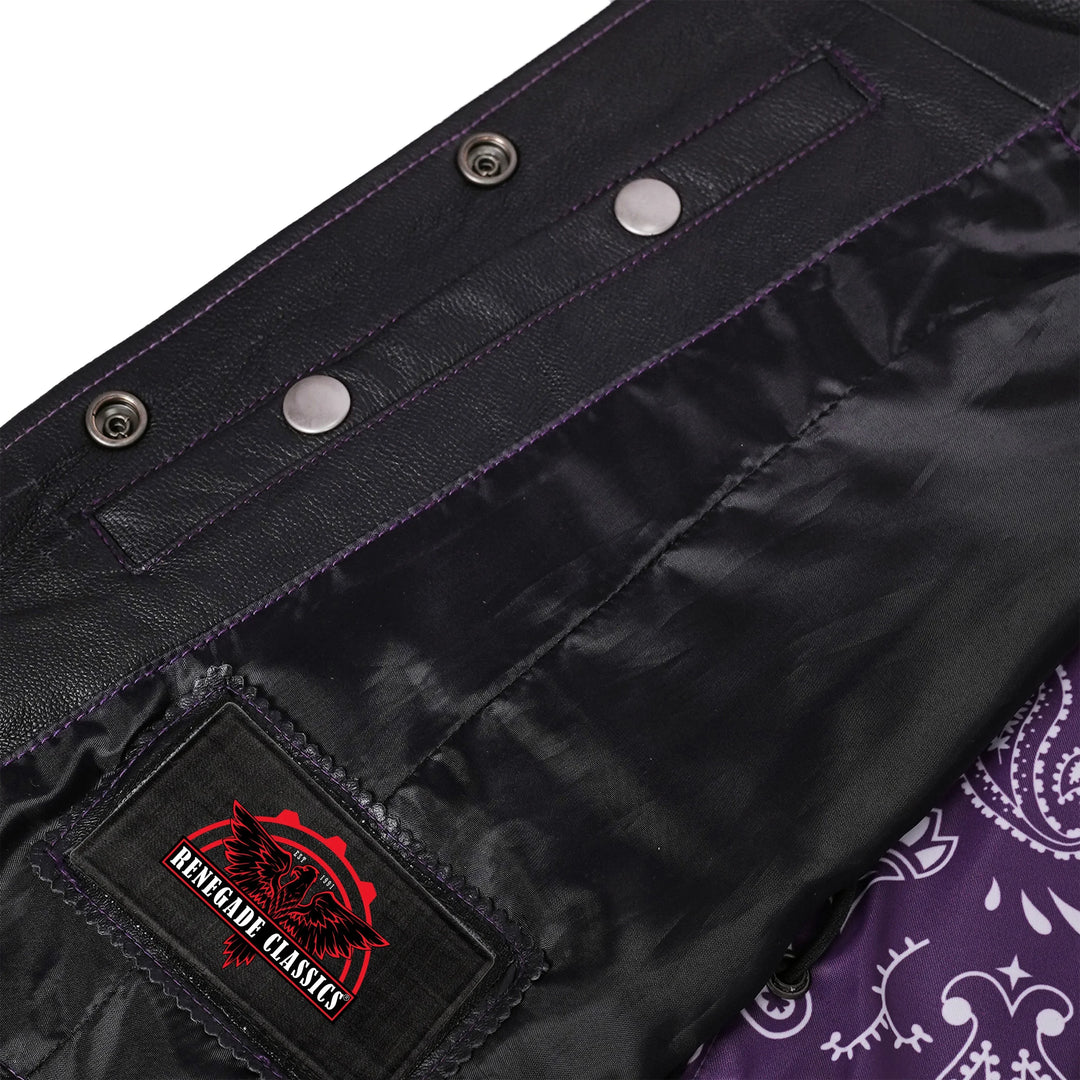 Miss Miles - Purple Paisley Vest