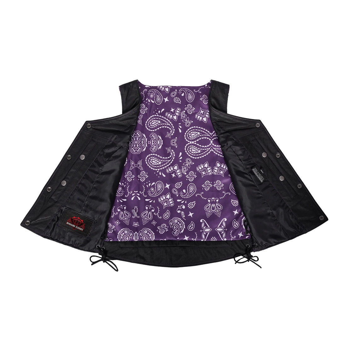 Miss Miles - Purple Paisley Vest