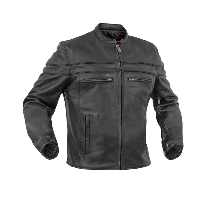 Full Hand Leather Motorcycle Jacket