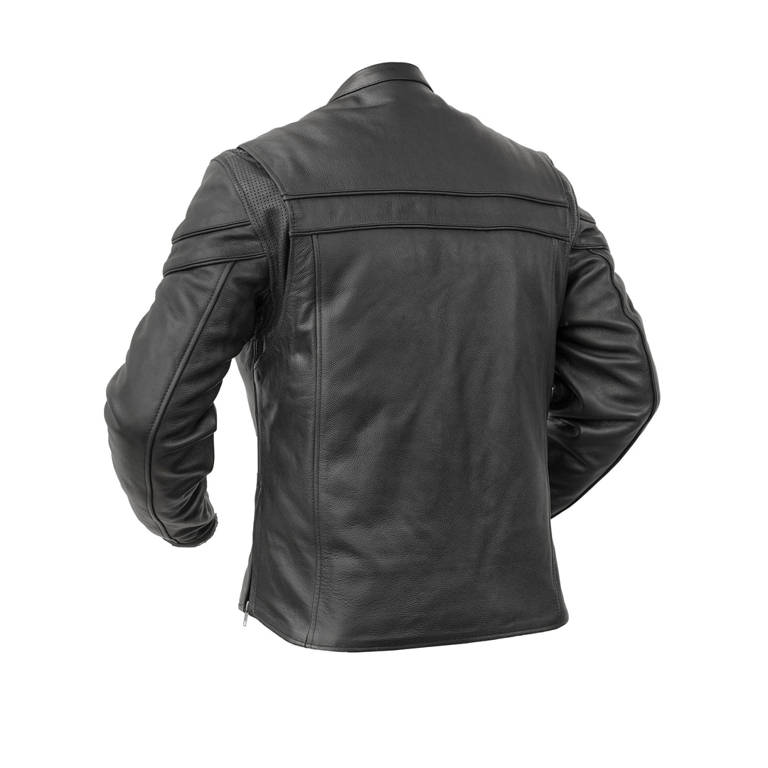 Full Hand Leather Motorcycle Jacket