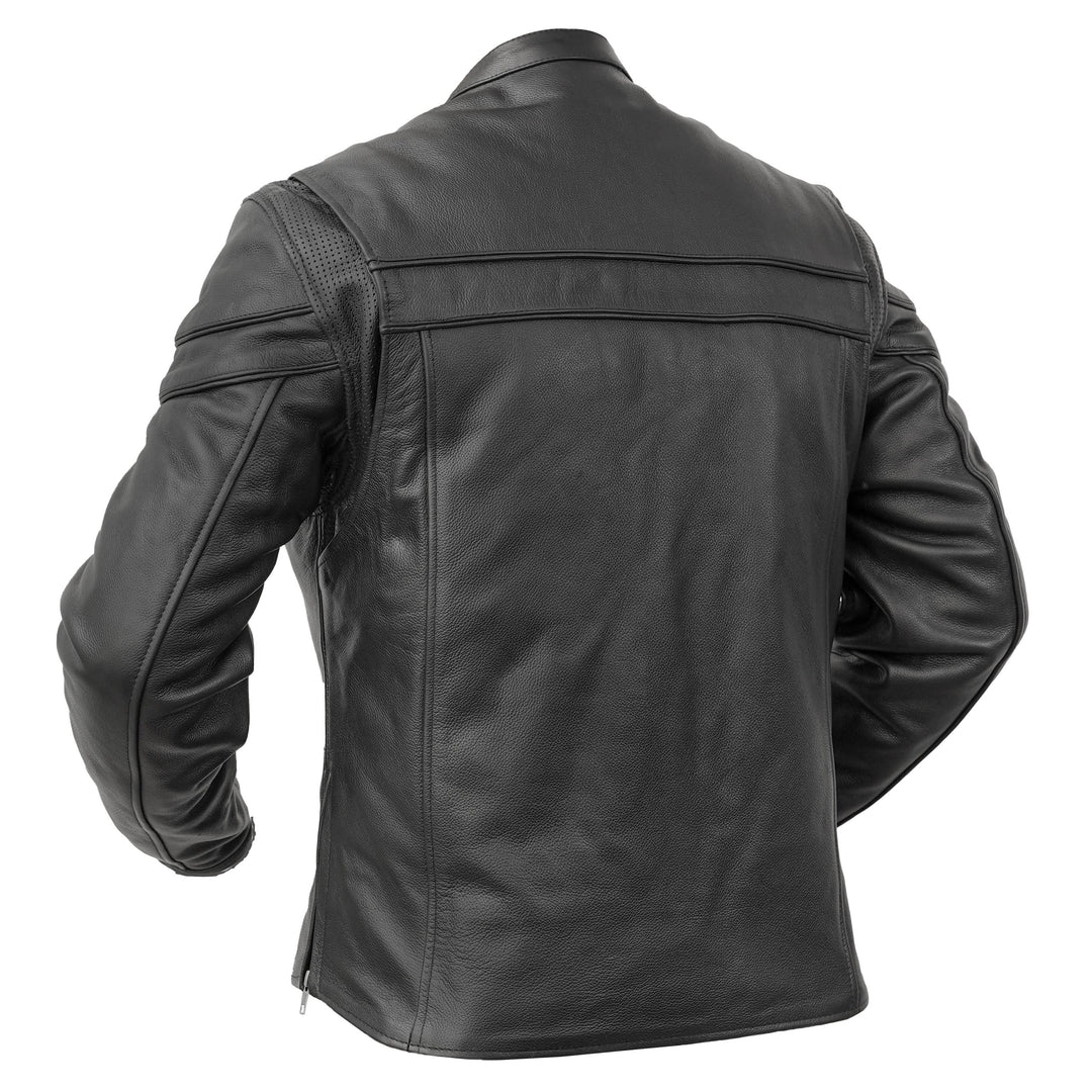Full Hand Leather Motorcycle Jacket