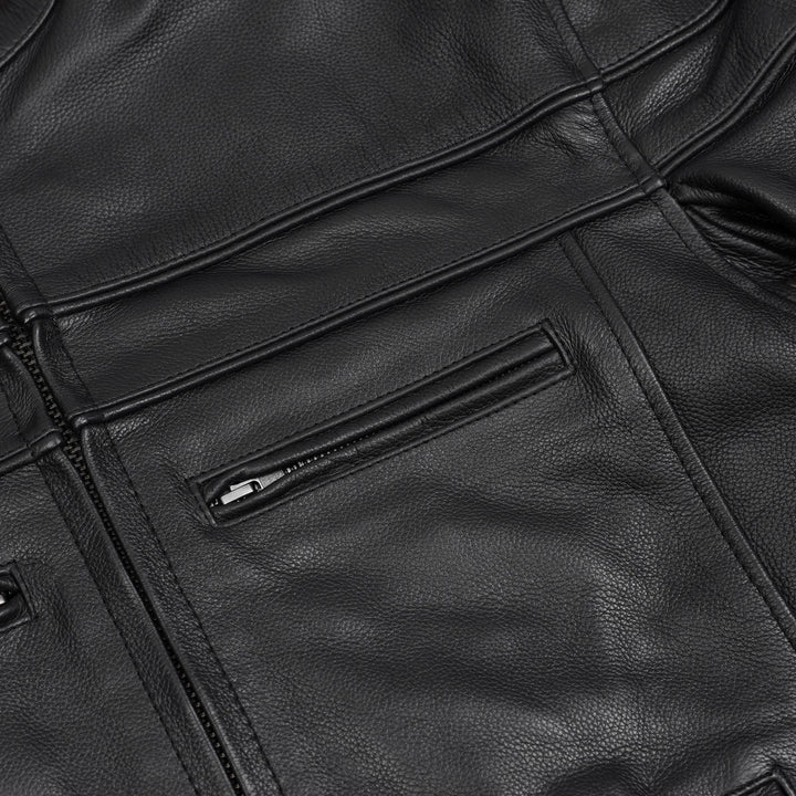 Full Hand Leather Motorcycle Jacket