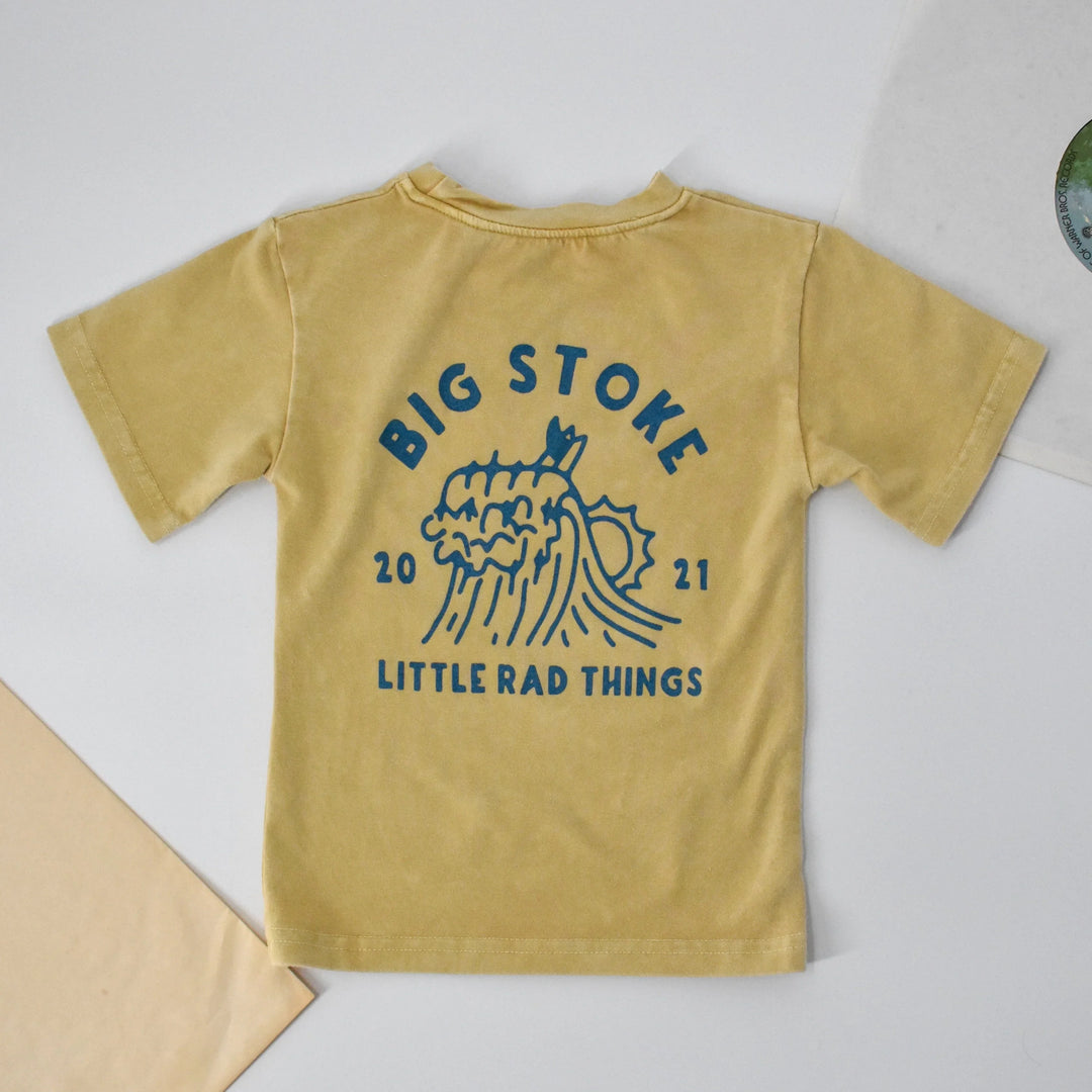 THE CLOUDBREAK TEE - YELLOW BEIGE