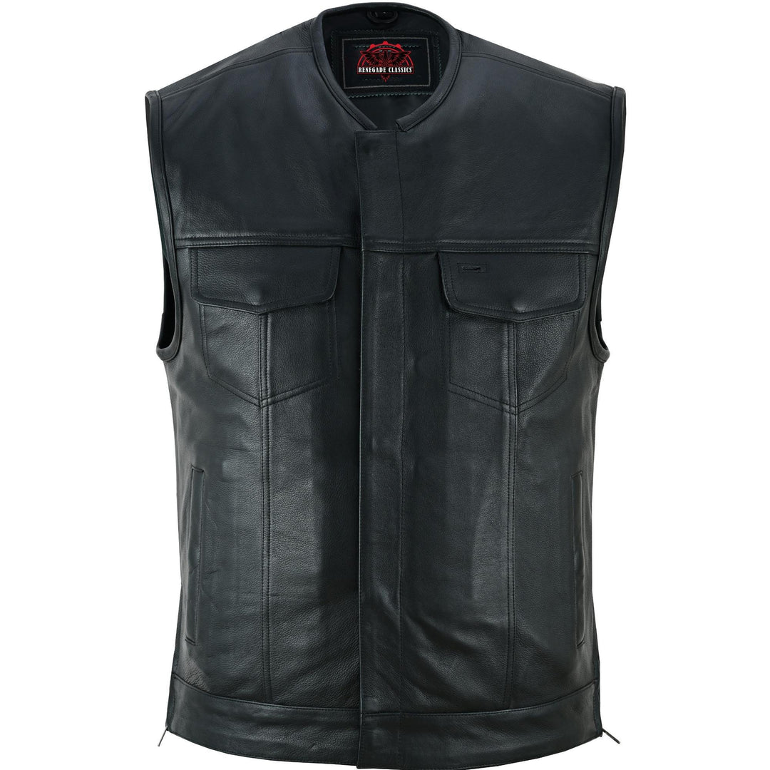 Maverick - Men's Motorcycle Leather Vest