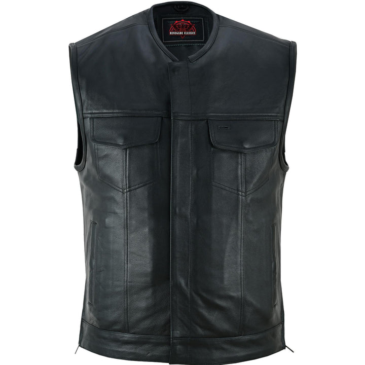Maverick - Men's Motorcycle Leather Vest
