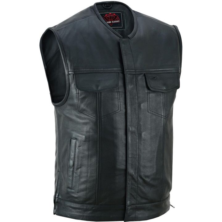Maverick - Men's Motorcycle Leather Vest