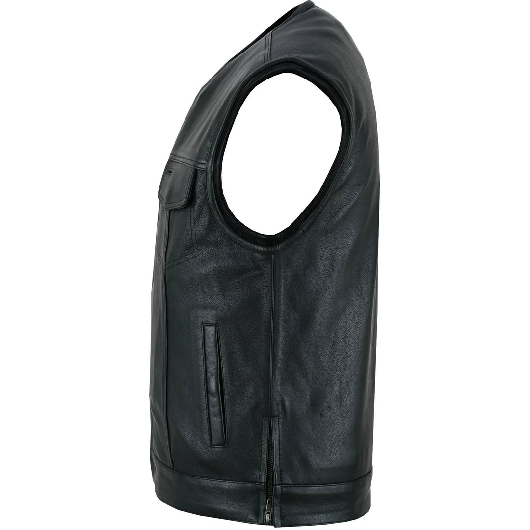 Maverick - Men's Motorcycle Leather Vest