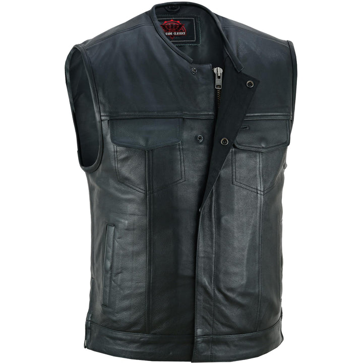 Maverick - Men's Motorcycle Leather Vest