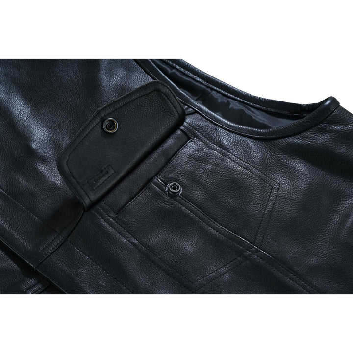 Maverick - Men's Motorcycle Leather Vest